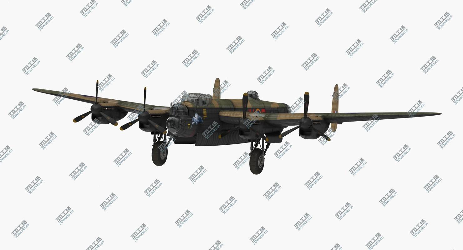 images/goods_img/202104021/3D model British Heavy Bomber Avro Lancaster WWII/3.jpg